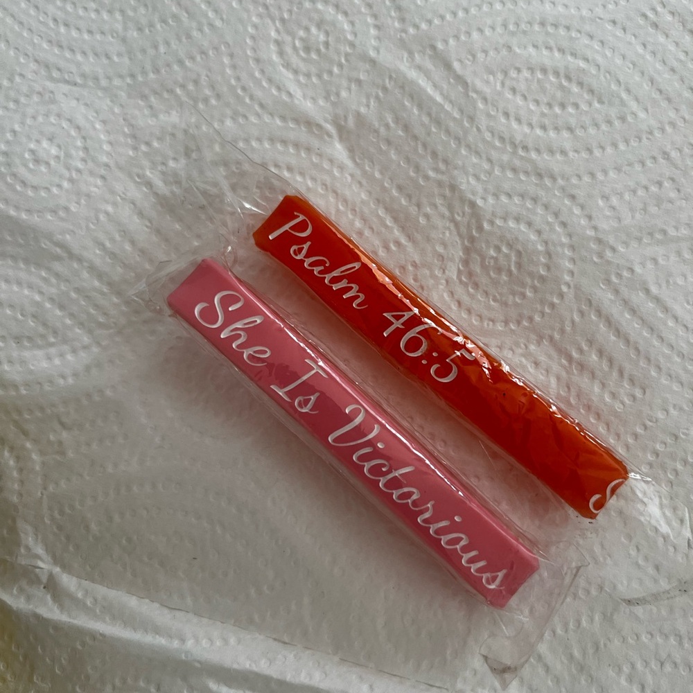 Inspirational Pink and Red Bracelets
